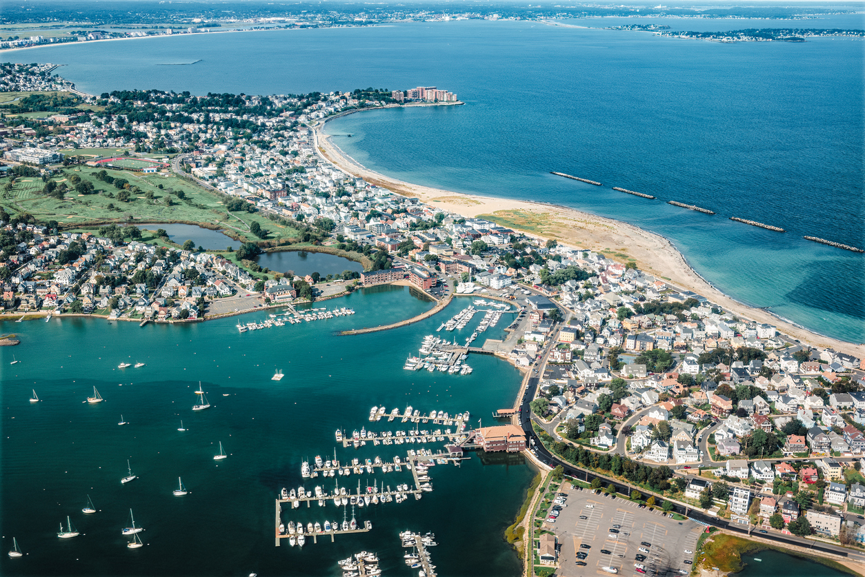 Panoramic Image of Revere, MA